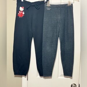 2 for 1 Victoria's Secret Legging & Hello Kitty Jogger 2 Items 1 Price